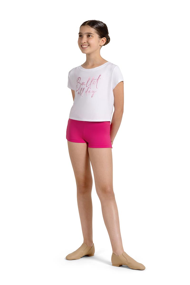 Bloch Mirella Ballet All Day Printed Short Sleeve T-Shirt Child M745C