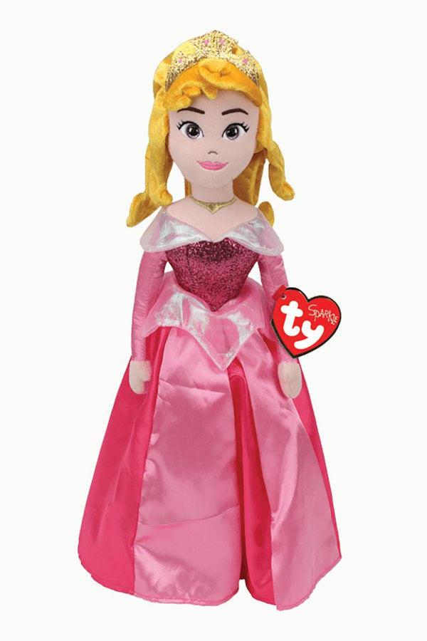 TY Beanie Babies Disney’s Princess Aurora Sparkle Plush Doll 02310