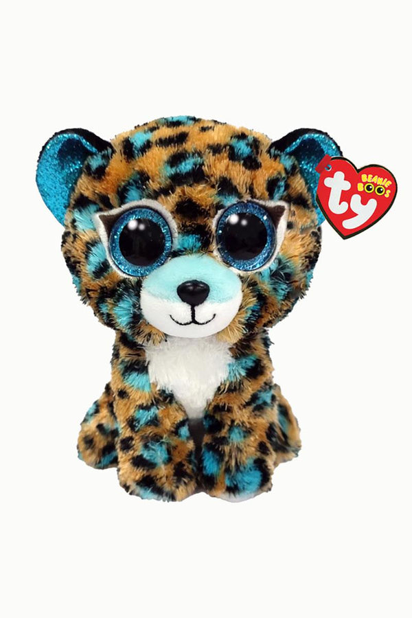 TY Beanie Boos Cobalt Leopard Plush Doll 36691