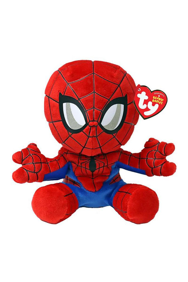 TY Beanie Babies Marvel Spiderman Soft Body Plush Doll 44007