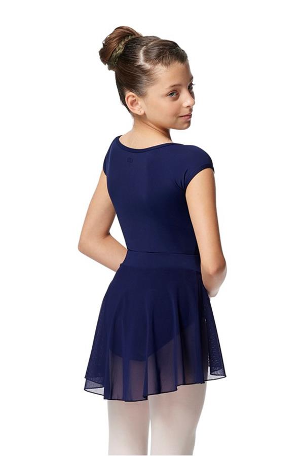 Lulli Dancewear Natasha Mesh Pull-On Wrap Skirt Child LUB293C