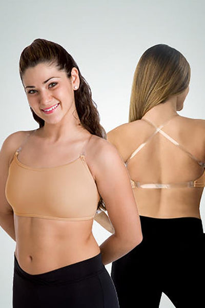 Body Wrappers 0275 Clear Strap Convertible Bra - Child
