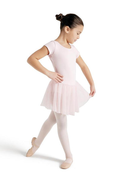 Capezio Studio Collection Short Sleeve Dress Bodysuit Child
