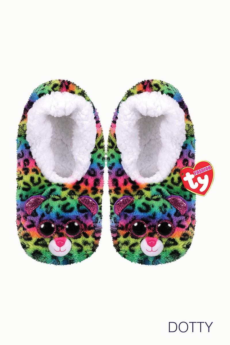 TY Fashion Beanie Boo Plush Animal Slippers Child 95398 â Dance Essentials Inc. | Dancewear