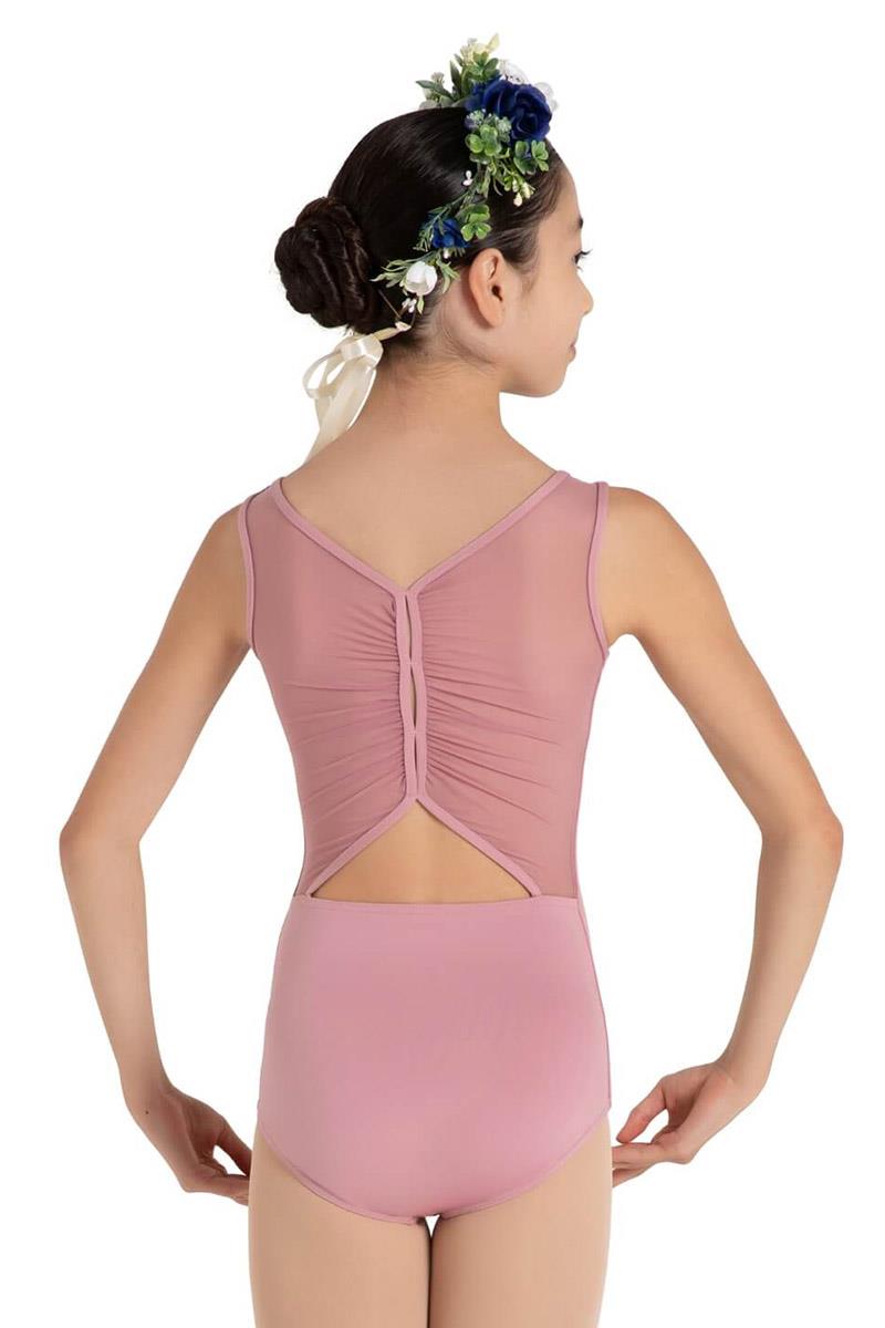 Capezio Wildflower Marigold Mesh Back Tank Bodysuit Child 12088C