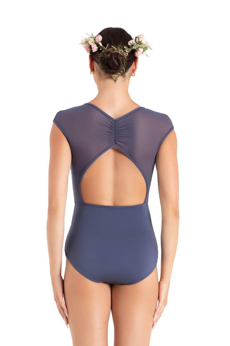 Capezio Wildflower Daisy Mesh Cap Sleeve Bodysuit Adult 12089W