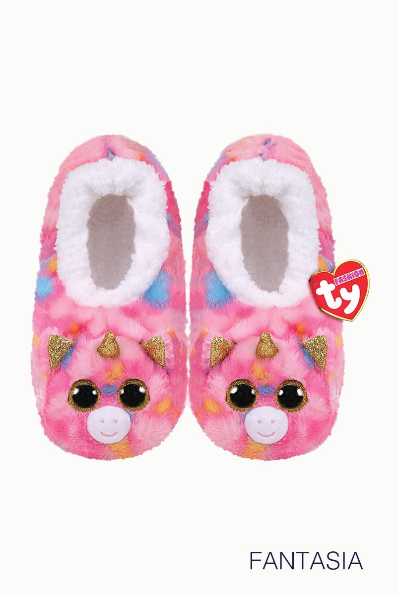 TY Fashion Beanie Boo Plush Animal Slippers Child 95398