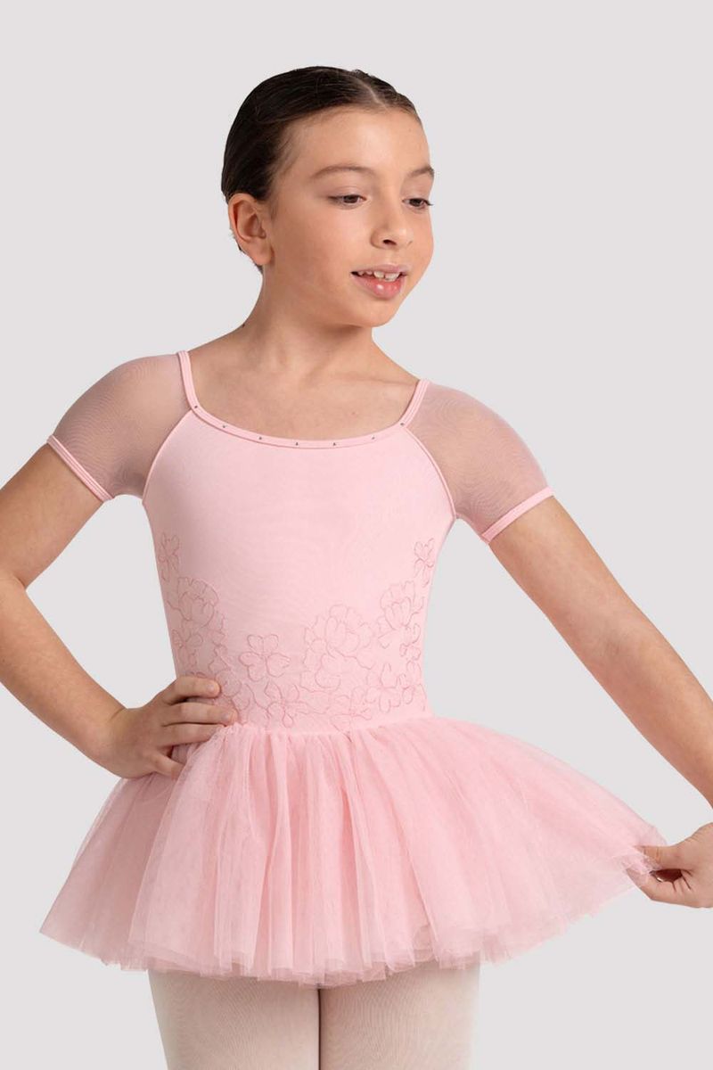 Bloch Camellia Lucy Floral Cap Sleeve Tutu Bodysuit Child CL20002