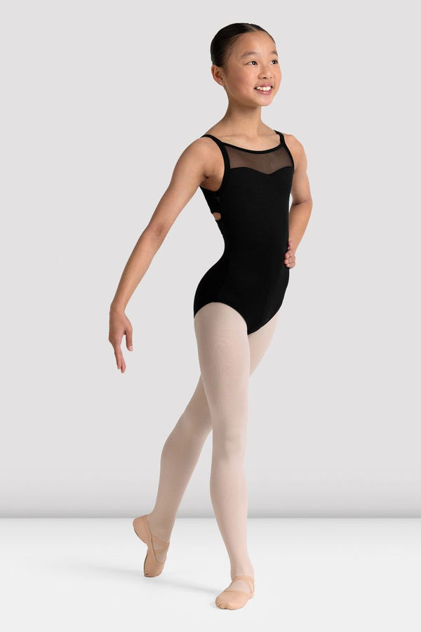 Bloch Camellia Jazz Floral Cross Back Camisole Bodysuit Child CL70004