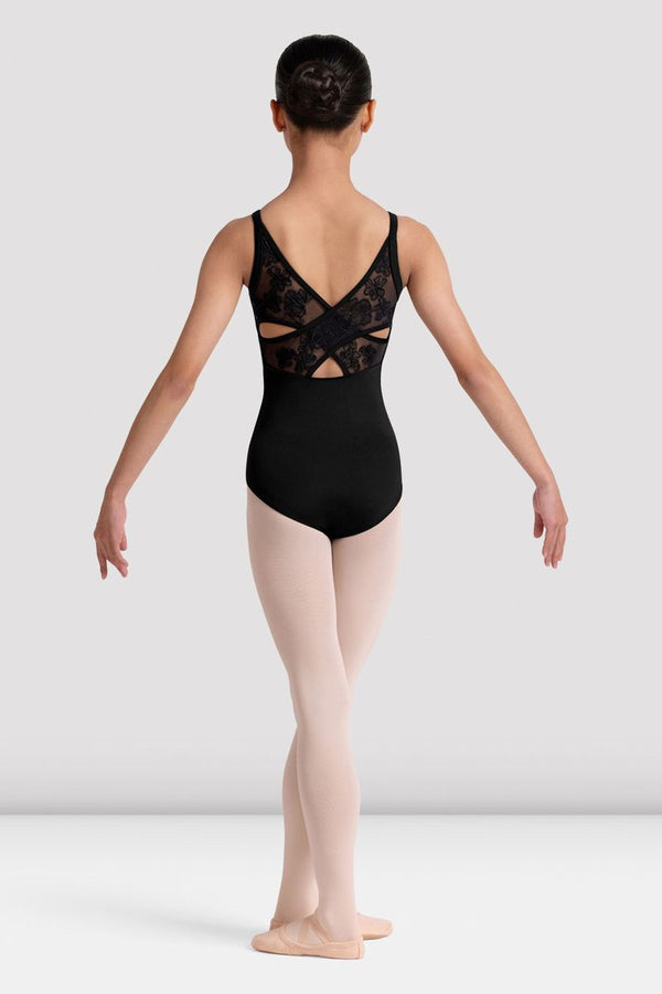 Bloch Camellia Jazz Floral Cross Back Camisole Bodysuit Child CL70004