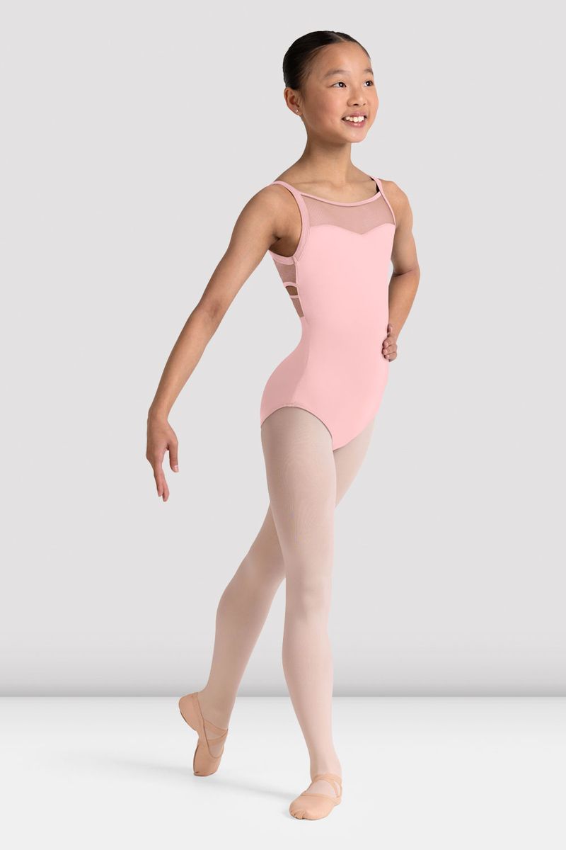 Bloch Camellia Jazz Floral Cross Back Camisole Bodysuit Child CL70004