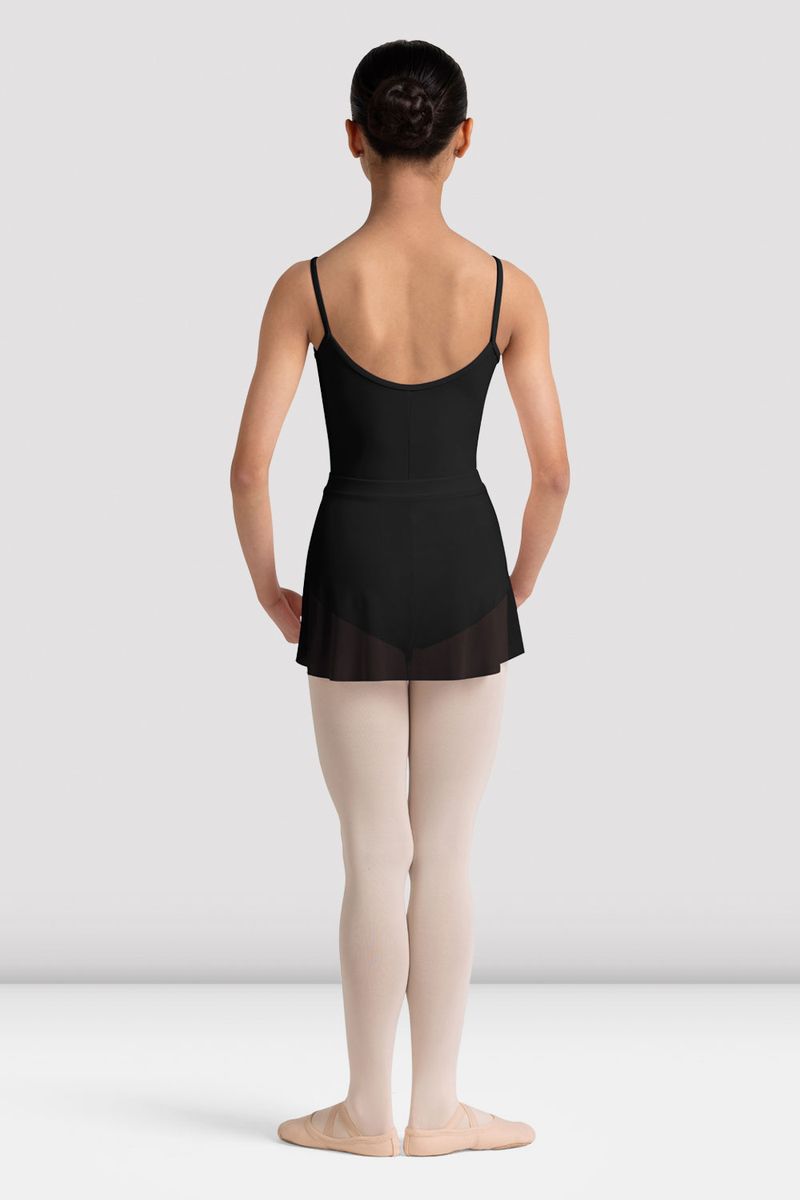 Bloch Camellia Angella Floral Mesh Pull On Skirt Child CR10002