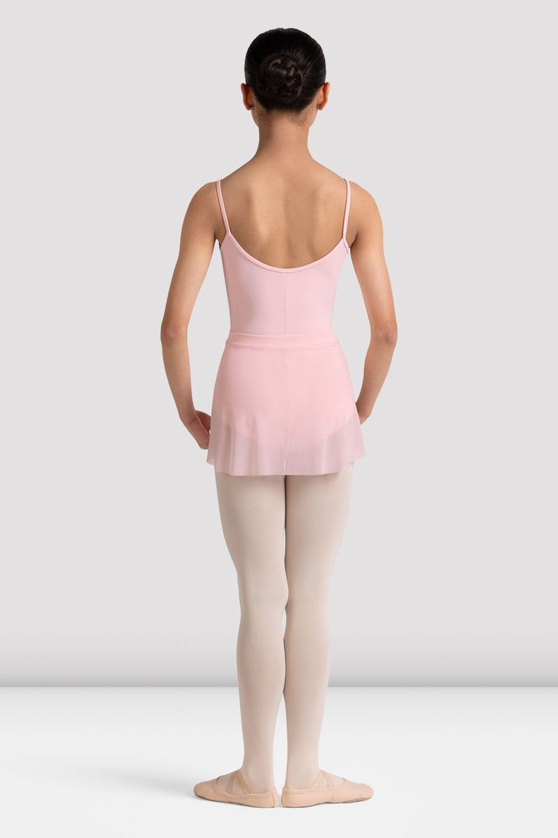 Bloch Camellia Angella Floral Mesh Pull On Skirt Child CR10002