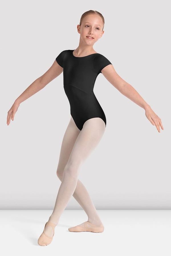 Bloch Mirella Kaleidoscope Boat Neck Cap Sleeve Bodysuit Child M20005C