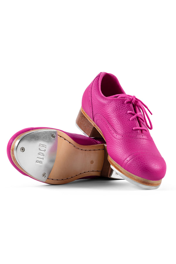 Bloch Jason Samuels Smith Fuchsia Pebble Leather Tap Shoe Adult S0313LG-FUS
