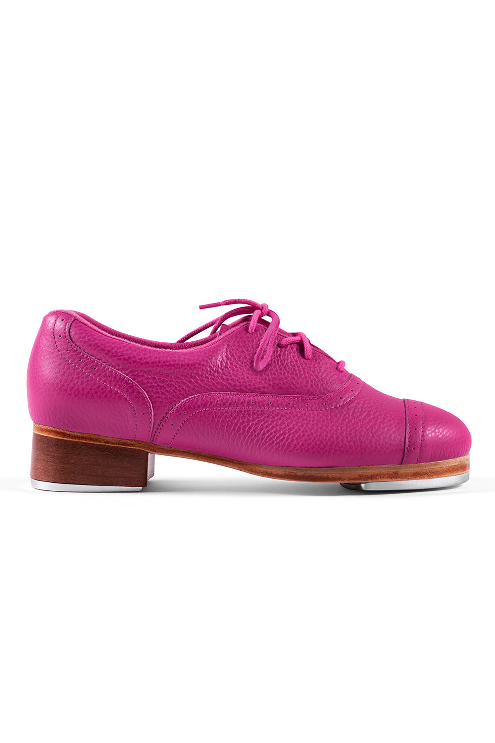 Bloch Jason Samuels Smith Fuchsia Pebble Leather Tap Shoe Adult