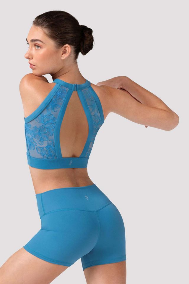 Bloch Camellia Nina High Neck Halter Crop Top Adult Z30004