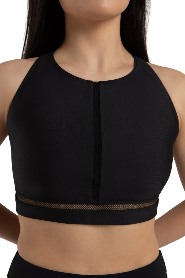 Capezio Coastal Bloom Oceanic Cross Back Camisole Crop Top Adult 12272W