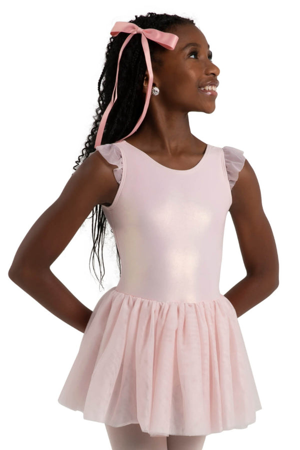 Capezio Wanderlust Voyage Flutter Sleeve Tutu Bodysuit Child 12283C