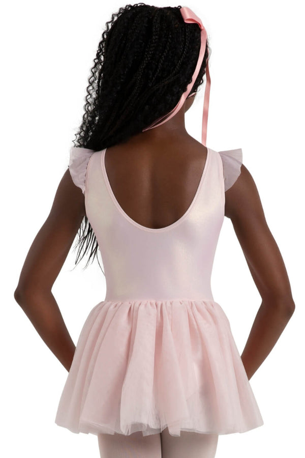 Capezio Wanderlust Voyage Flutter Sleeve Tutu Bodysuit Child 12283C
