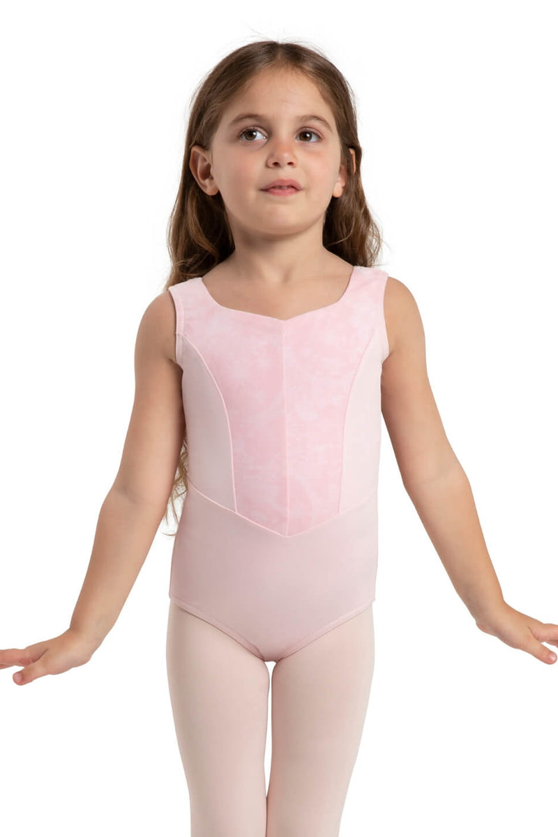 Capezio Jewel Garden Sapphire Princess Seam Tank Bodysuit Child 12287C