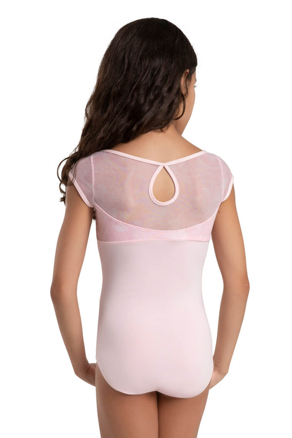 Capezio Jewel Garden Pearl Cap Sleeve Bodysuit Child 12288C