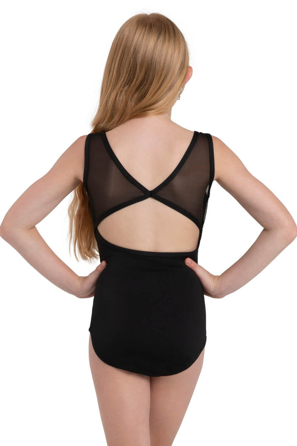 Capezio Jewel Garden Diamond V-Back Tank Bodysuit Child 12291C