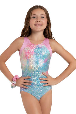 Capezio Unicorn Disco Shine Bright Gymnastics Tank Leotard Child 12300C