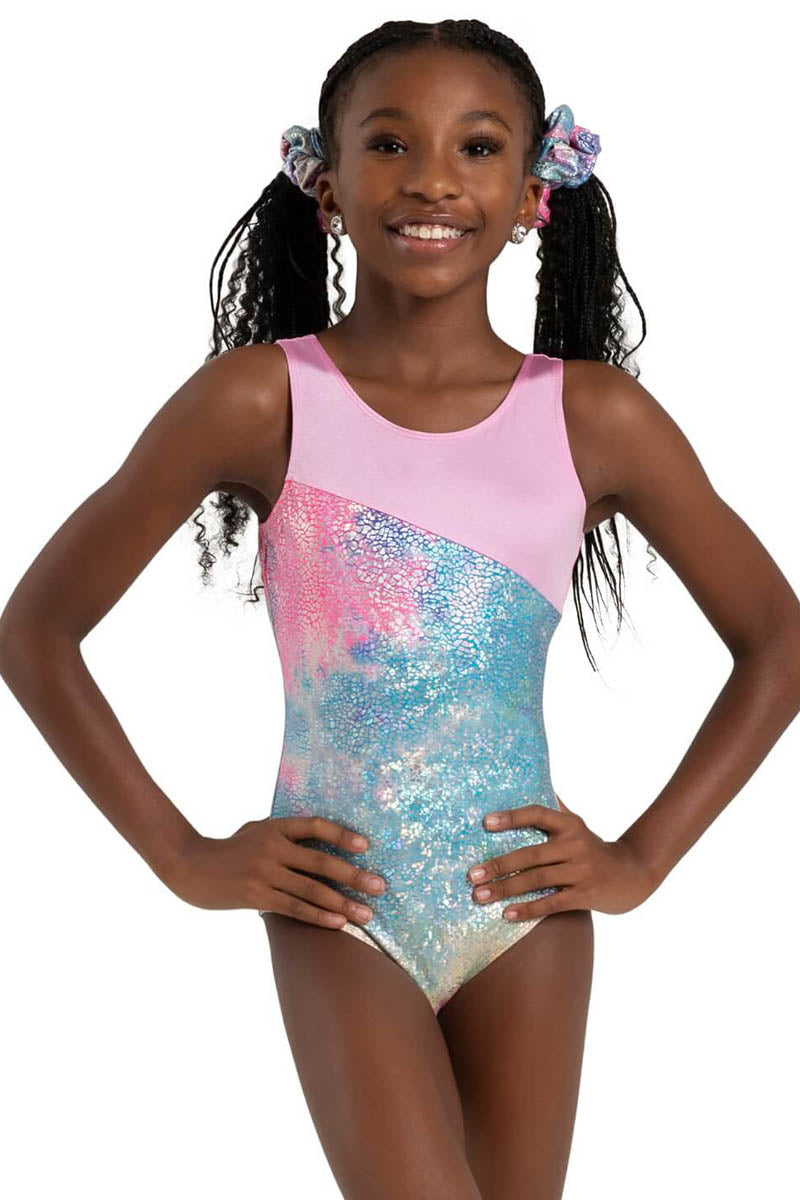 Capezio Unicorn Disco Glimmer Gymnastics Tank Leotard Child 12302C