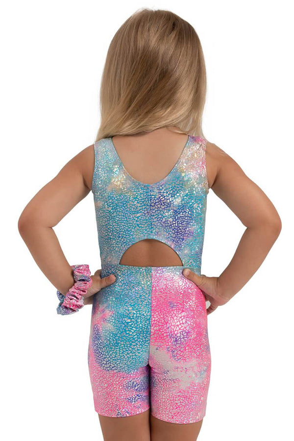 Capezio Unicorn Disco Stardust Gymnastics Tank Biketard Child 12303C