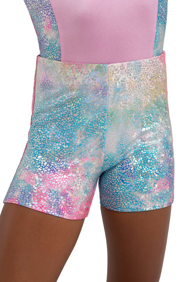 Capezio Unicorn Disco Unicorn Gymnastics Short Child 12307C