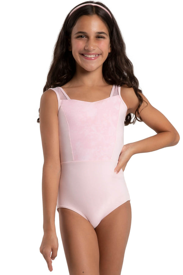 Capezio Jewel Garden Lapis Wide Strap Camisole Bodysuit Child 12292C