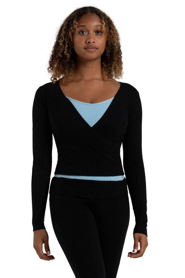 Capezio Harmonie Cross Over Long Sleeve Sweater Child CK11002C