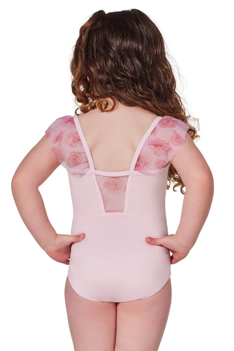Capezio Coming Up Roses Primrose Flutter Camisole Bodysuit Child F12430C