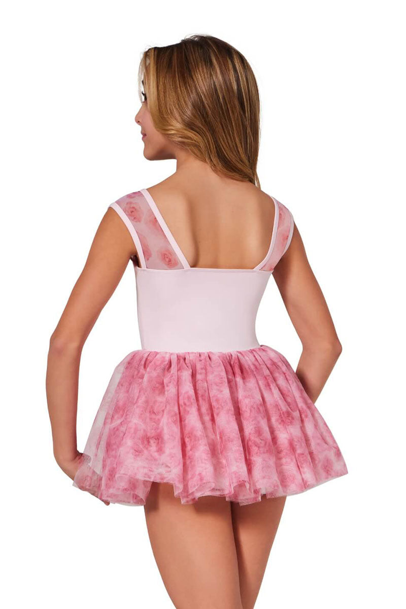 Capezio Coming Up Roses Camellia Cap Sleeve Tutu Bodysuit Child F12433C