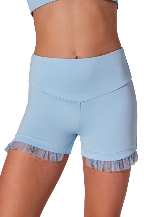 Capezio Coming Up Roses Fleur Ruffle Short Child F12437C