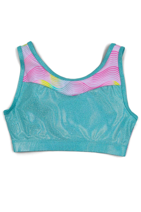 Capezio Sunset Wave Tropical Tank Crop Top Child