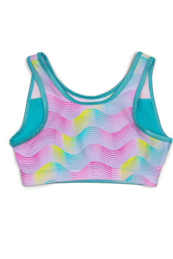 Capezio Sunset Wave Tropical Tank Crop Top Child