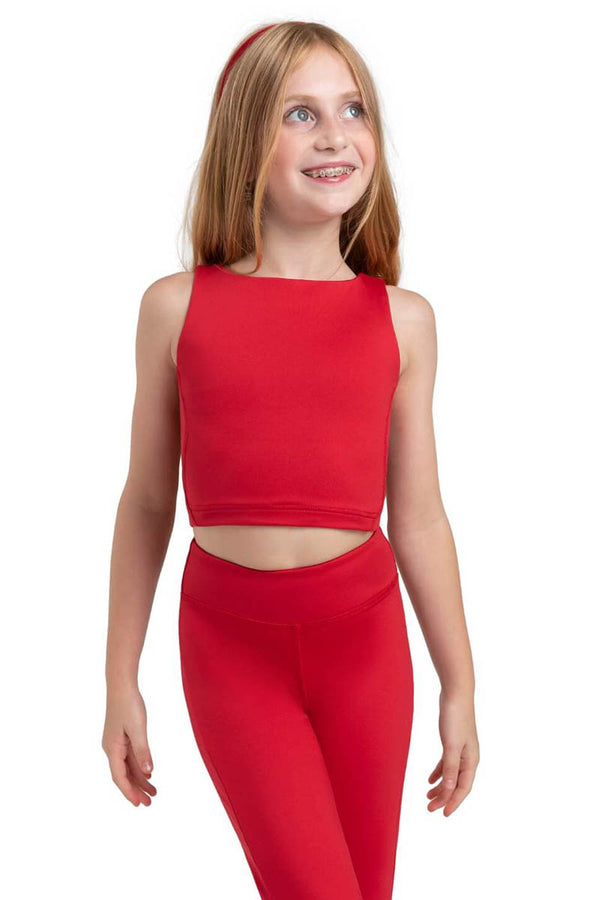 Capezio Studio Collection High Neck Tank Crop Top Child SE2002C