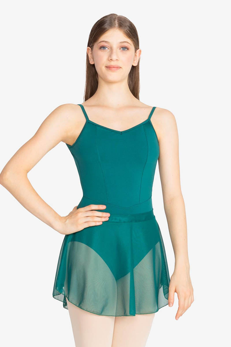 So Danca Wave Mesh Spandex Pull On Skirt Adult SL216
