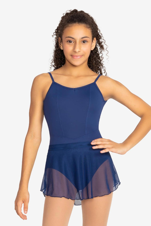 So Danca Wave Mesh Spandex Pull On Skirt Child SL2017
