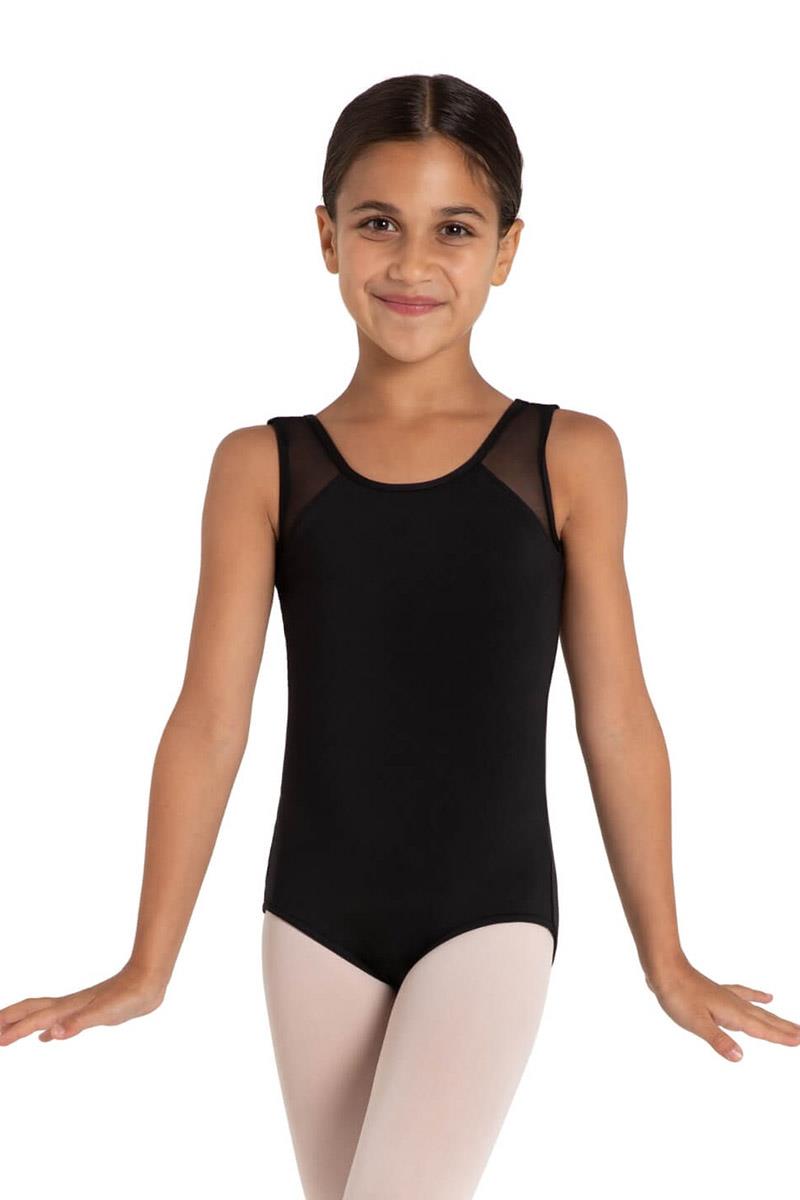 Capezio Star Struck Mars Mesh Back Tank Bodysuit Child 12104C