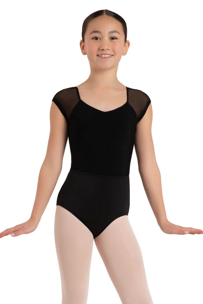 Capezio Cloud Nine Rainbow Cap Sleeve Bodysuit Child 12167C