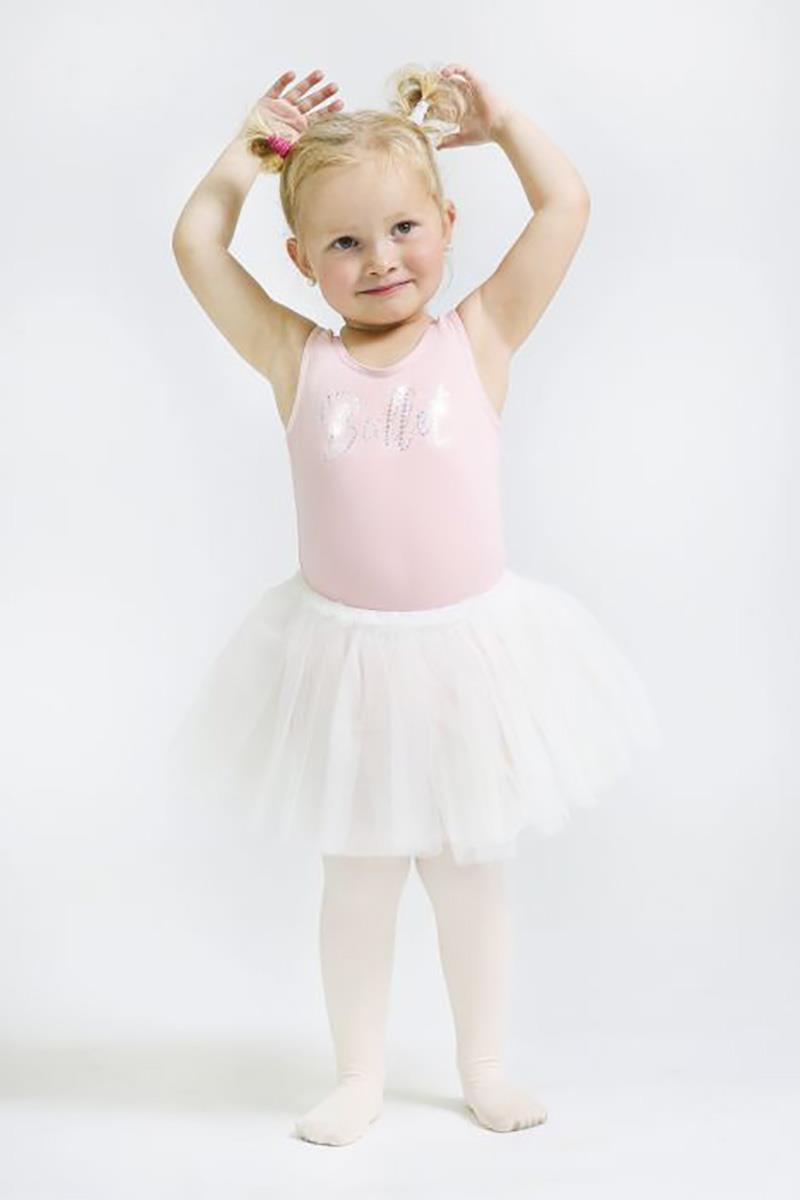 Mondor Glitter Ballet Applique Tank Bodysuit Child 40196