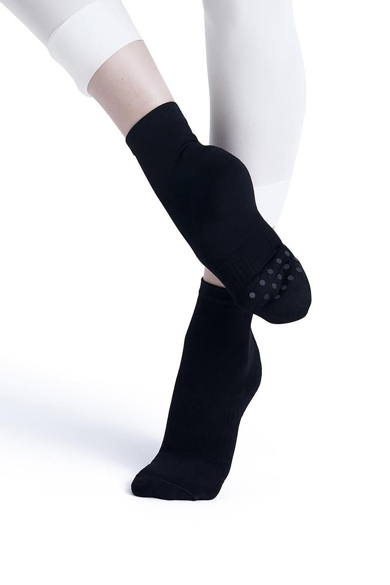 Bloch Blochsox Dance Socks In Black & Sand