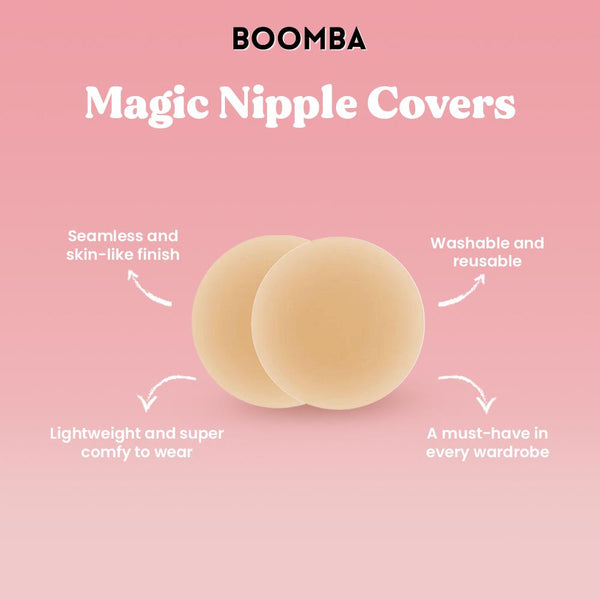 BOOMBA Magic Silicone Nipple Covers