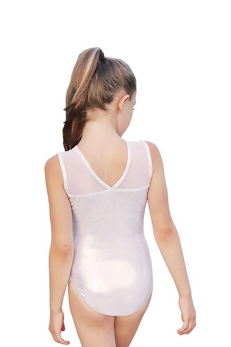 Mondor Metallic Mesh Tank Gymnastics Leotard Child 17891