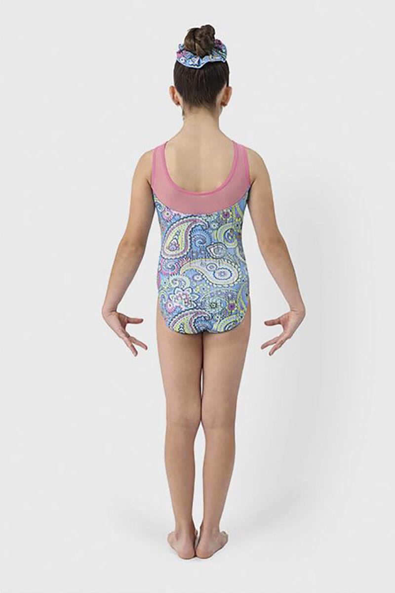 Mondor Mesh Printed Tank Gymnastics Leotard Child 17808