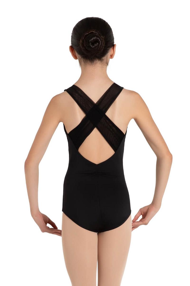 Capezio Wildflower Chamomile Cross Back Tank Bodysuit Child 12086C