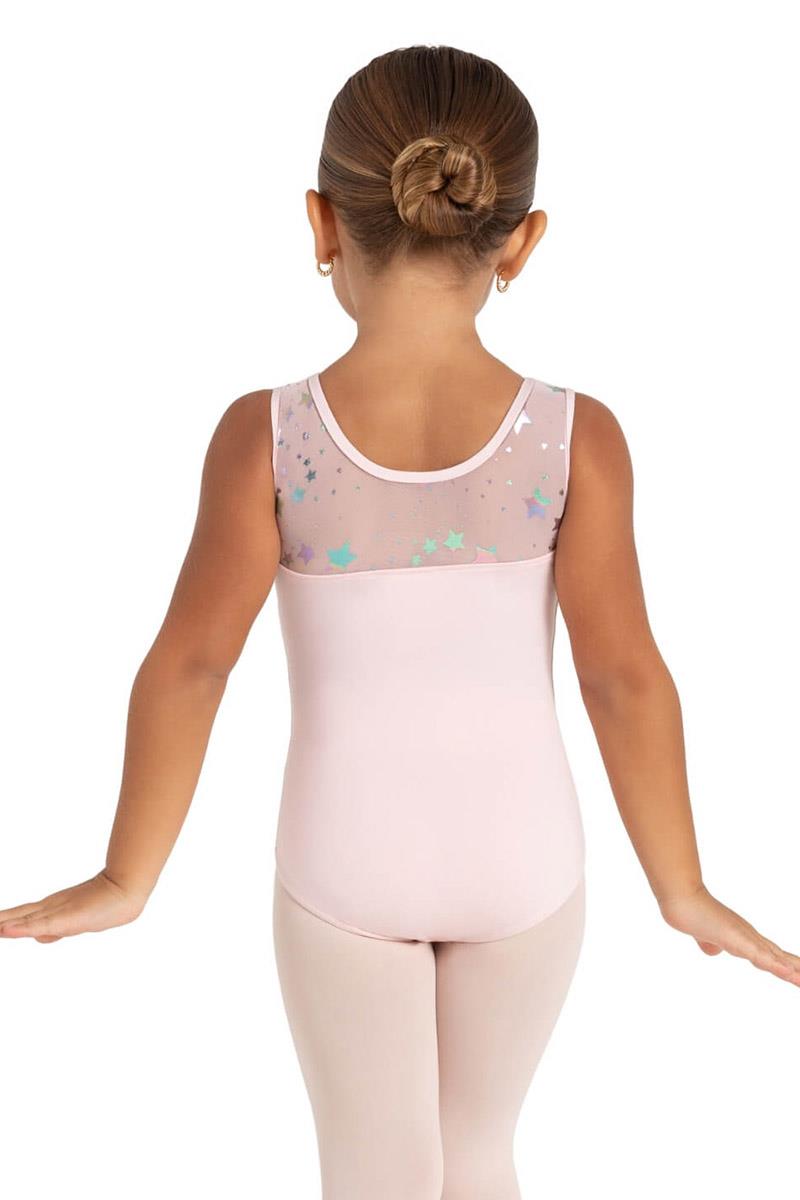 Capezio Star Struck Mars Mesh Back Tank Bodysuit Child 12104C